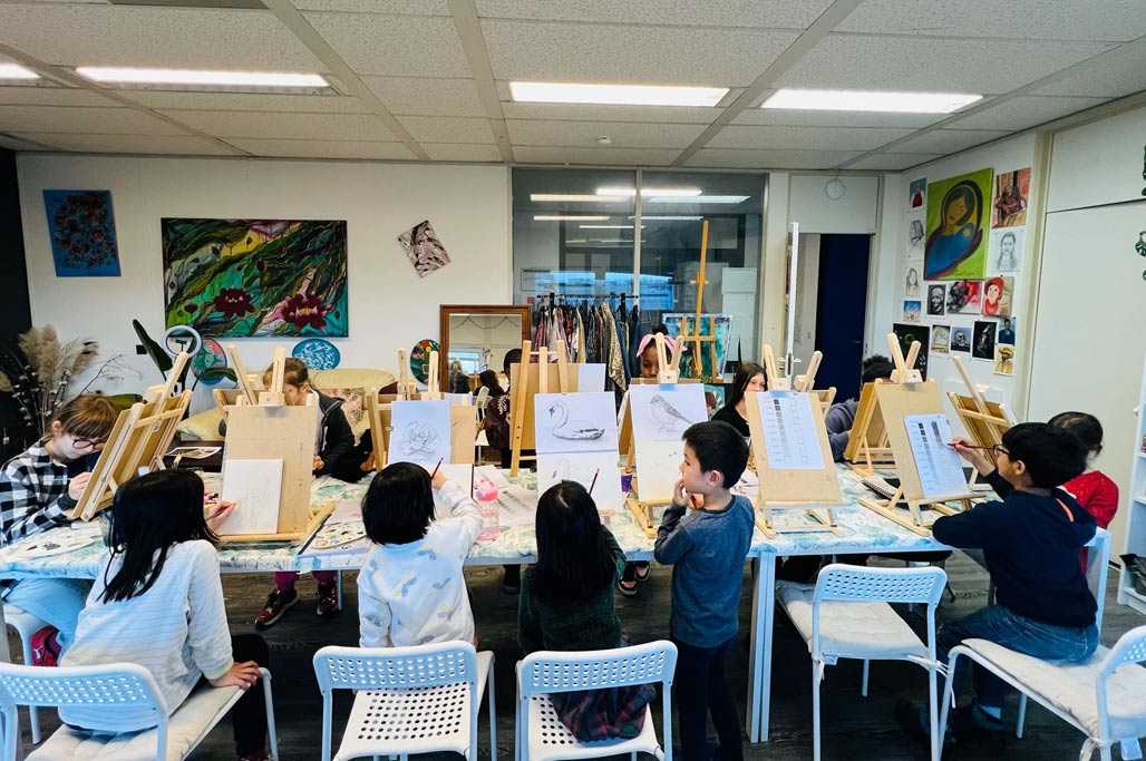 Children Art Class by Luna Ngyuen