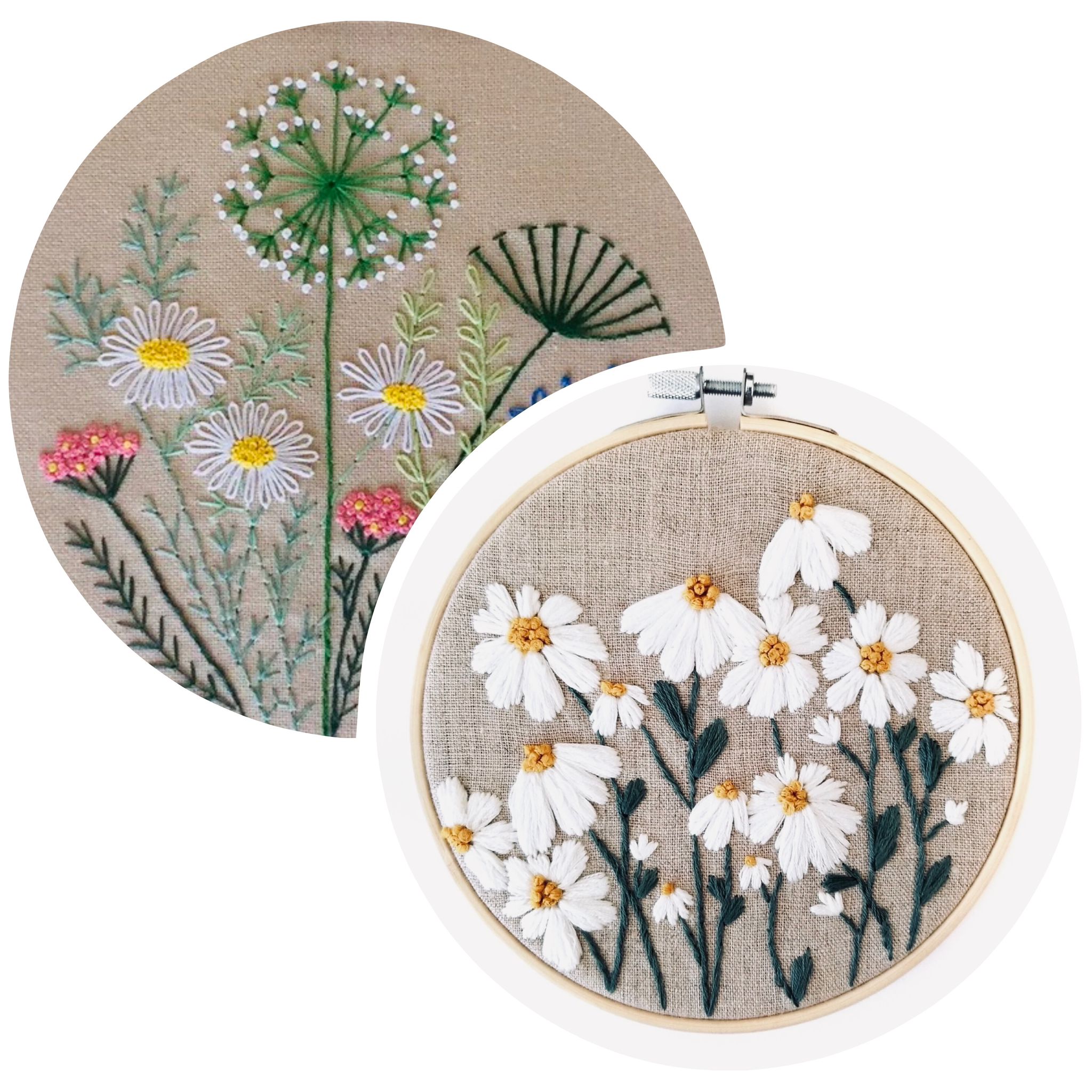 hand embroidery workshop by Luna Nguyen